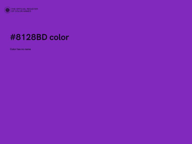 #8128BD color image
