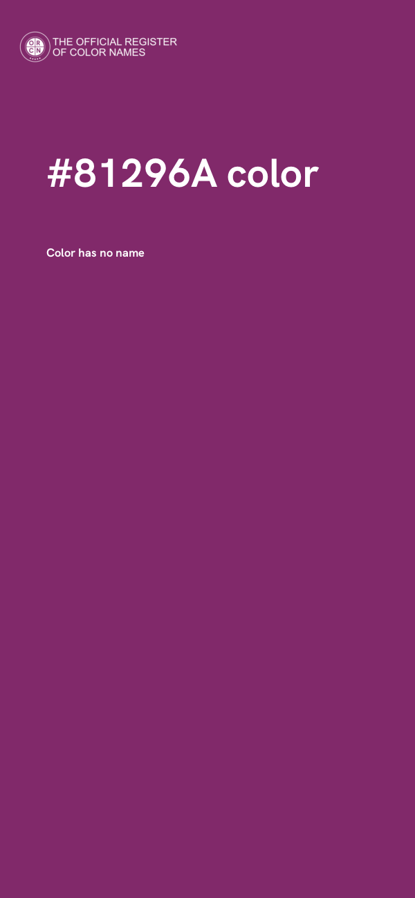 #81296A color image