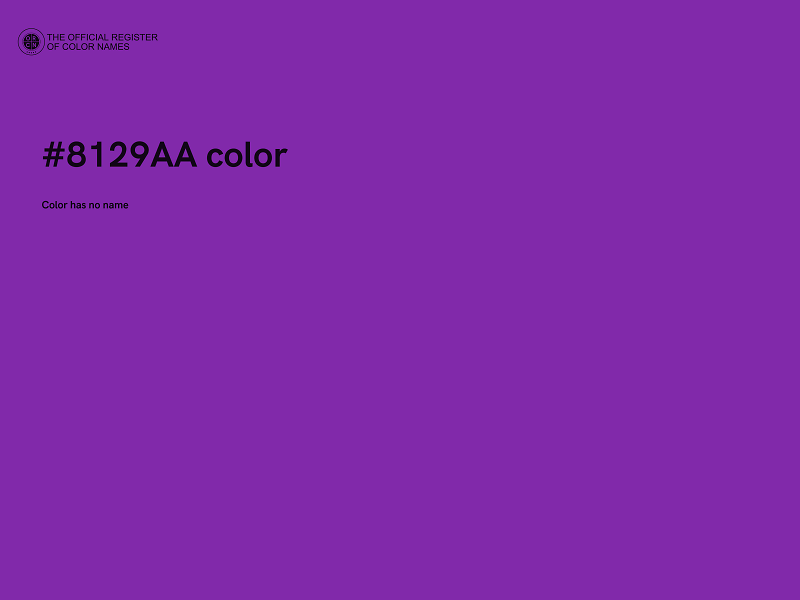 #8129AA color image