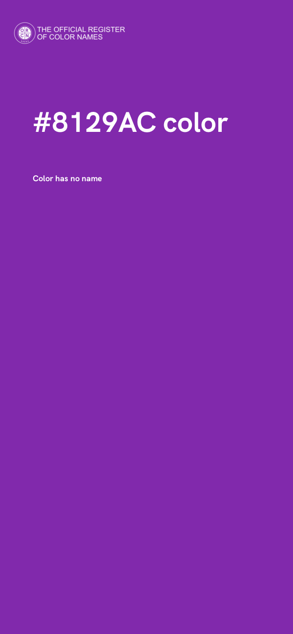 #8129AC color image