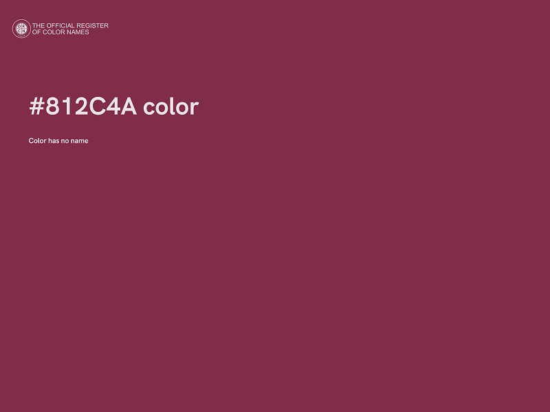 #812C4A color image