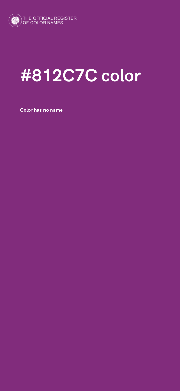#812C7C color image