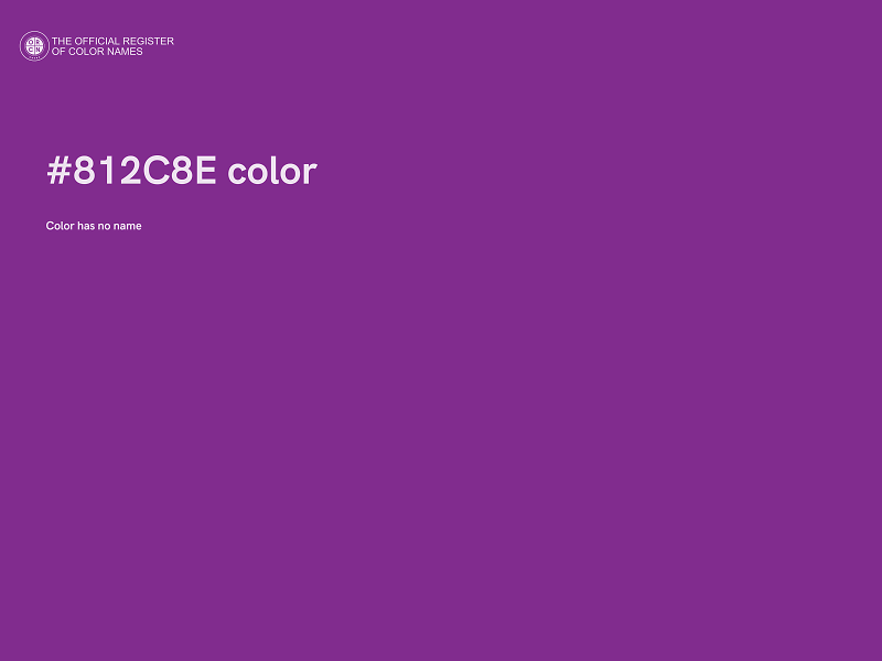 #812C8E color image