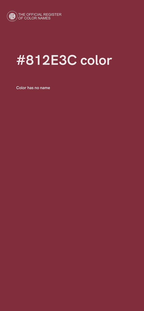 #812E3C color image