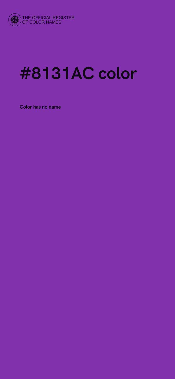 #8131AC color image