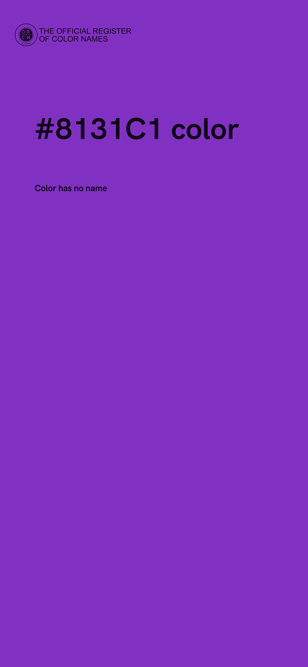 #8131C1 color image