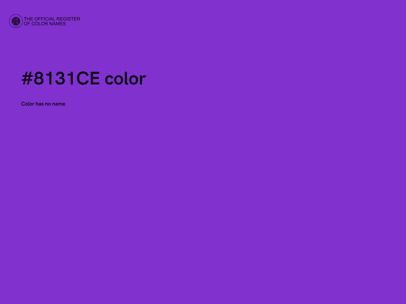 #8131CE color image