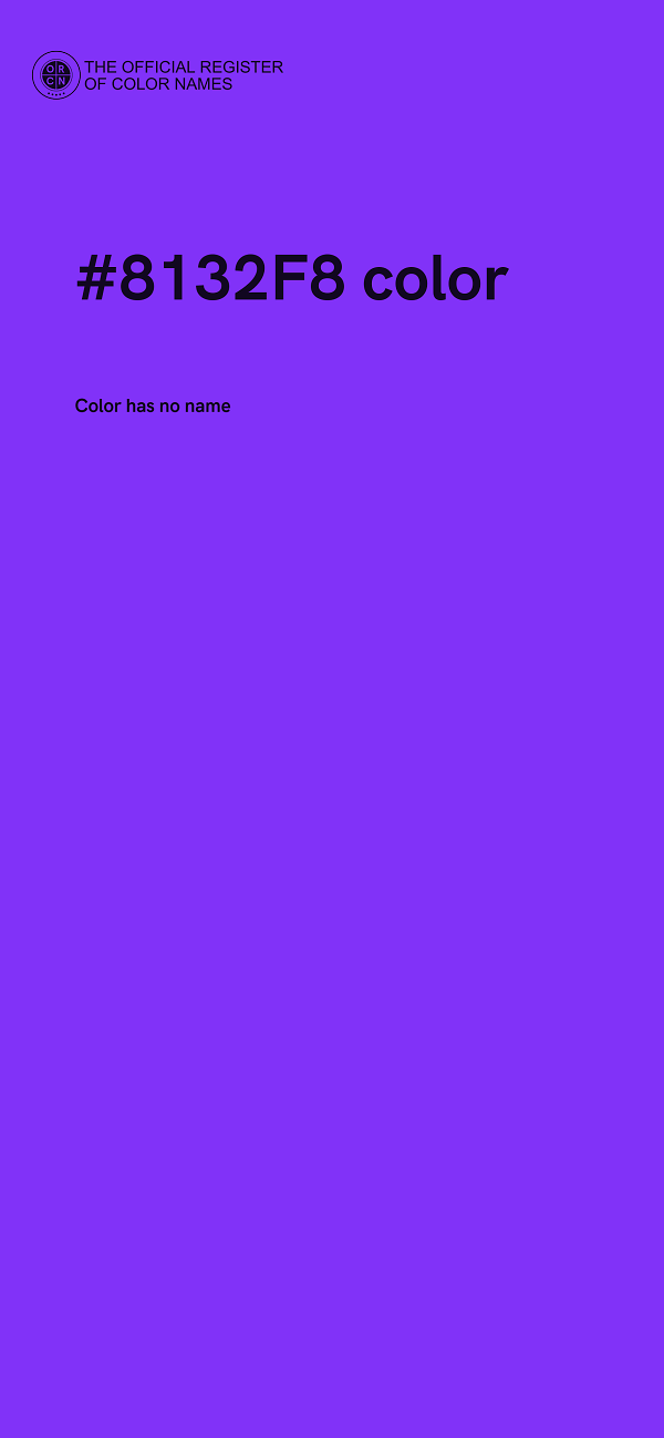 #8132F8 color image