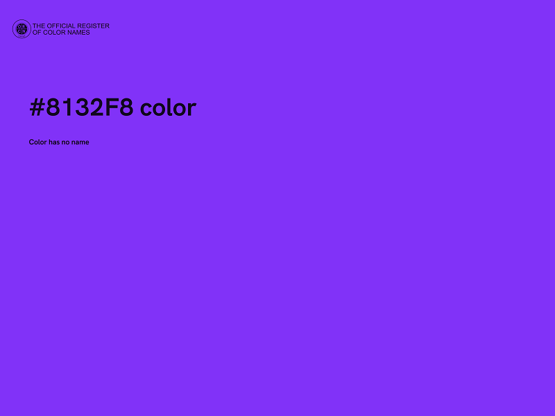 #8132F8 color image
