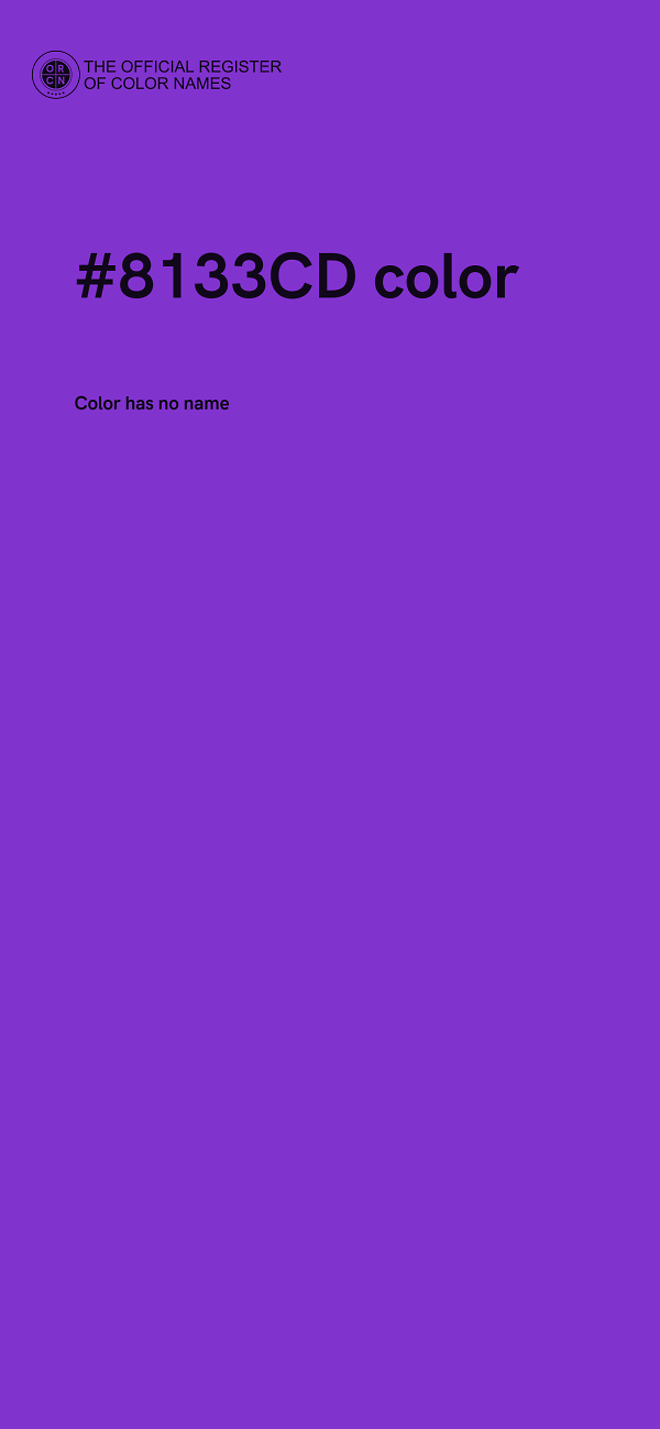#8133CD color image