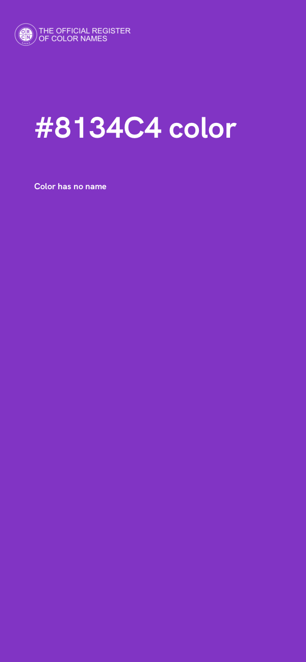 #8134C4 color image