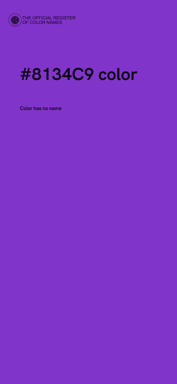 #8134C9 color image