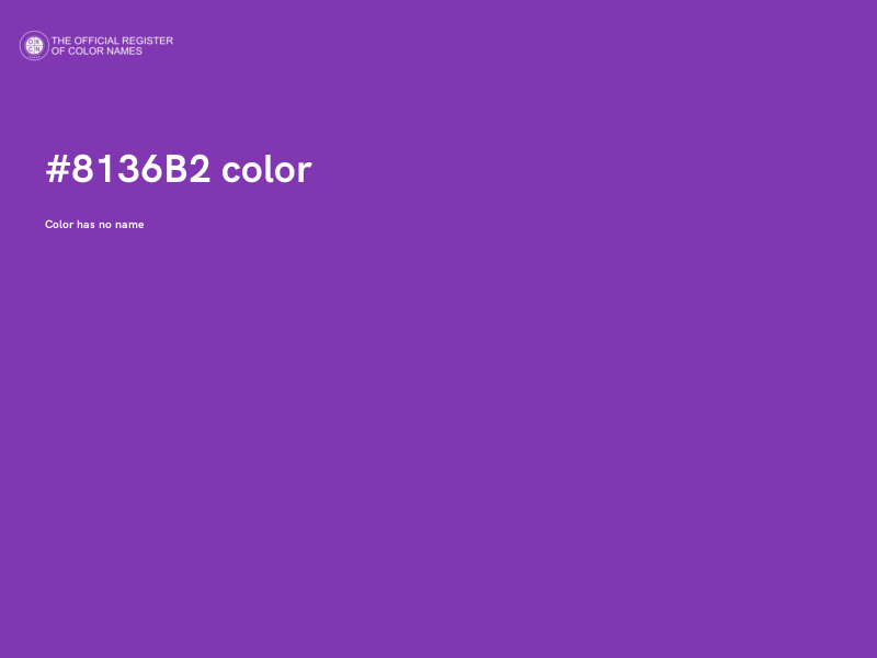 #8136B2 color image