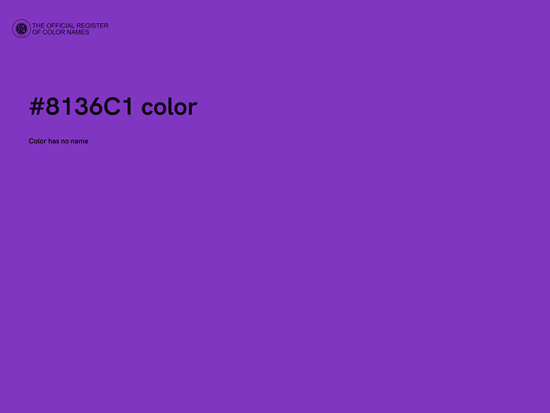 #8136C1 color image