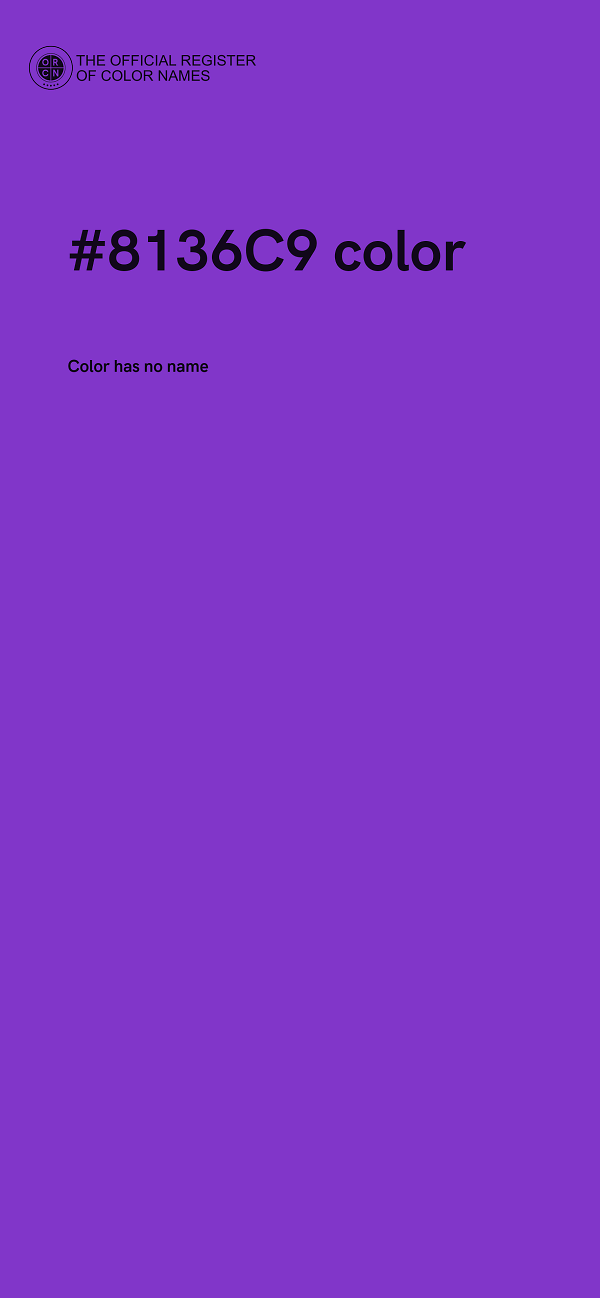 #8136C9 color image
