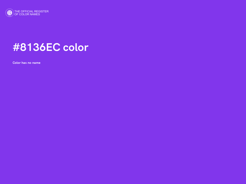 #8136EC color image