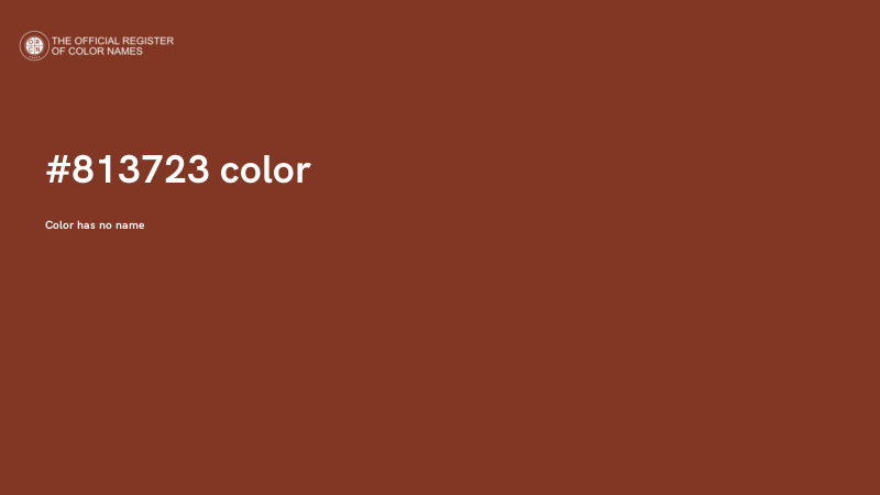 #813723 color image