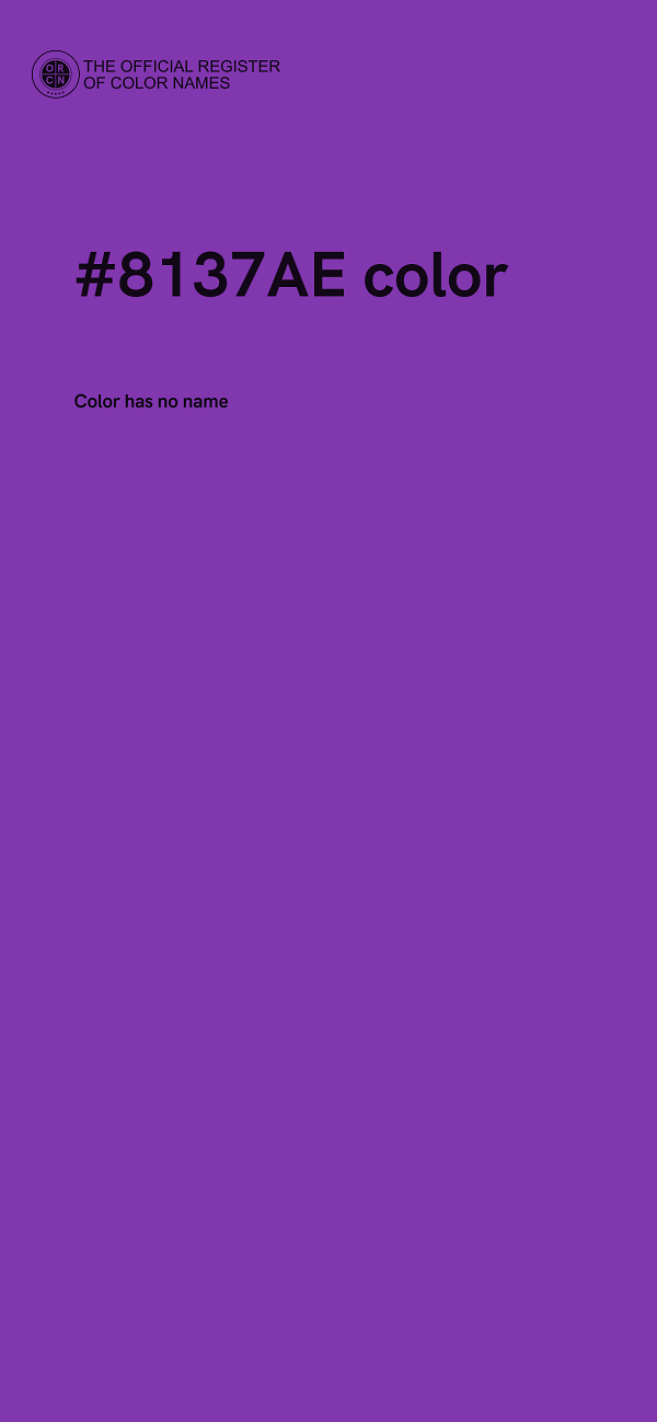 #8137AE color image