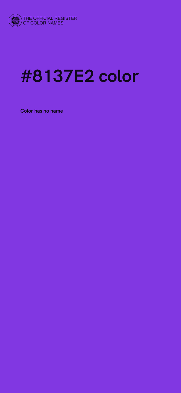 #8137E2 color image