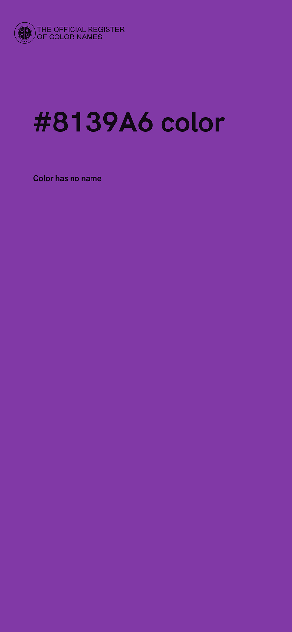 #8139A6 color image