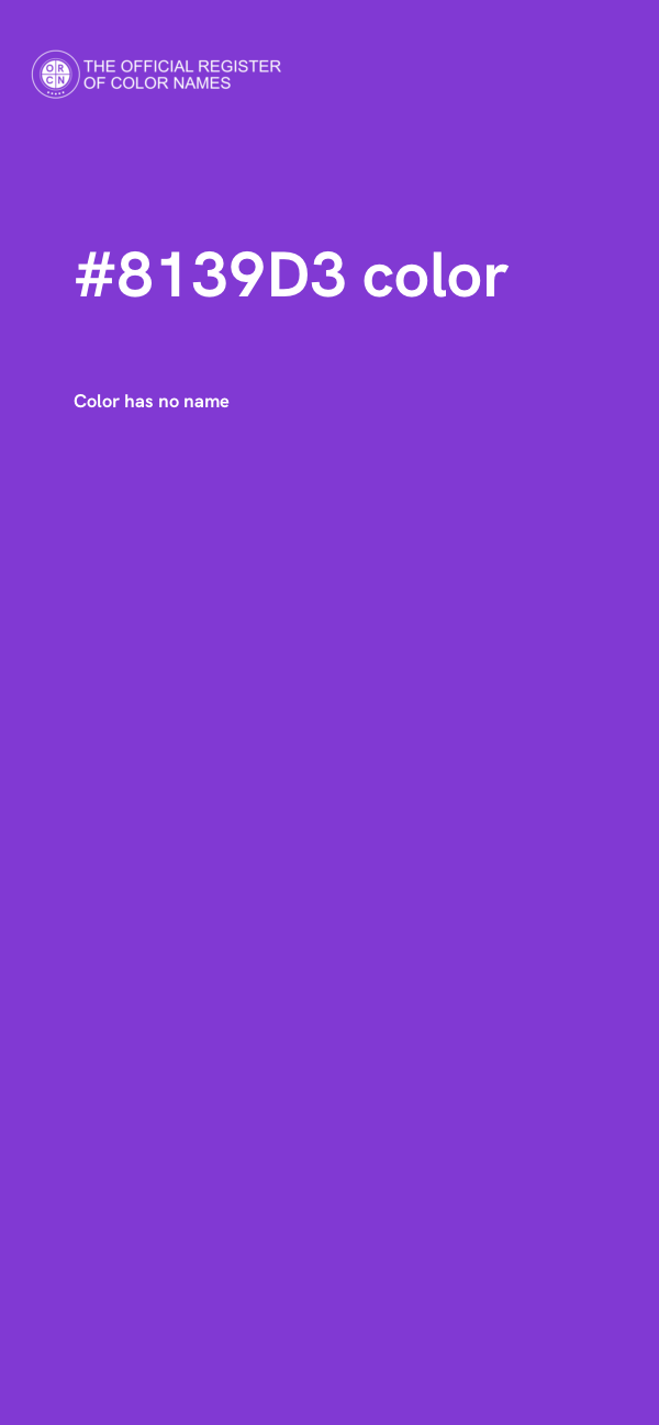 #8139D3 color image