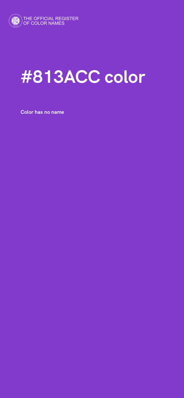 #813ACC color image