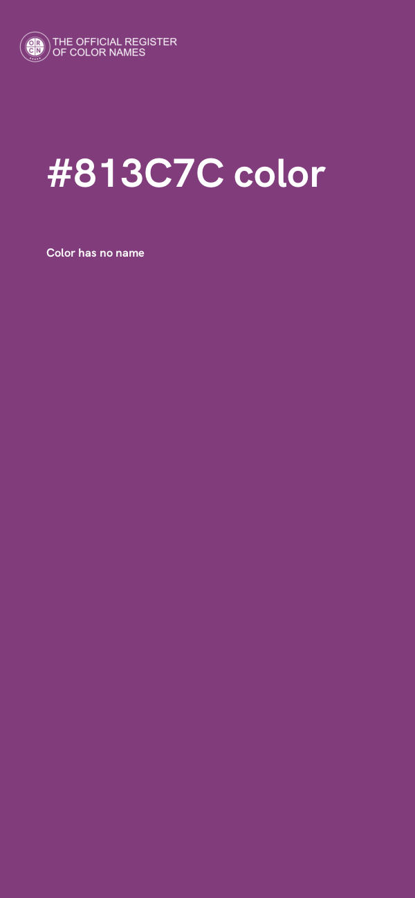 #813C7C color image