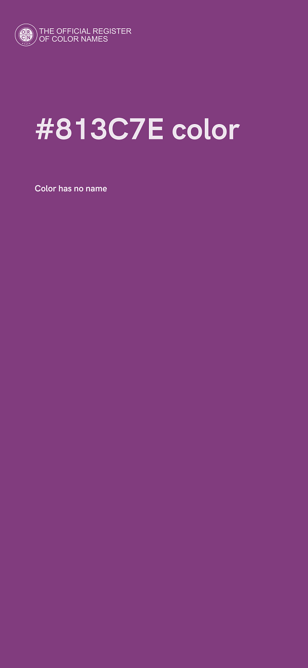 #813C7E color image