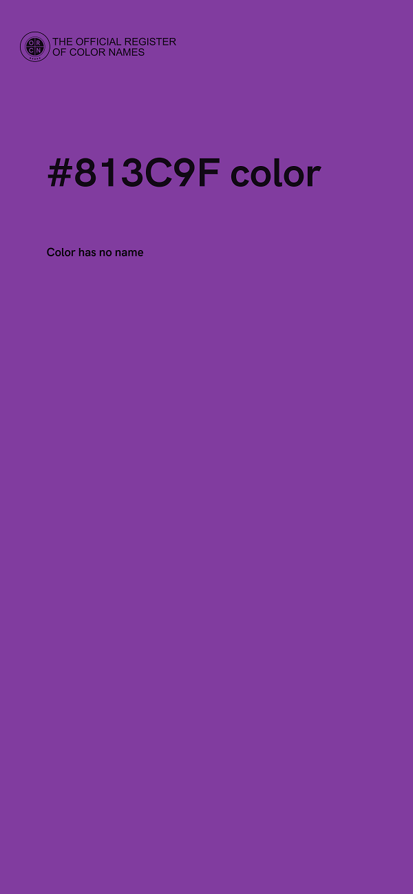 #813C9F color image