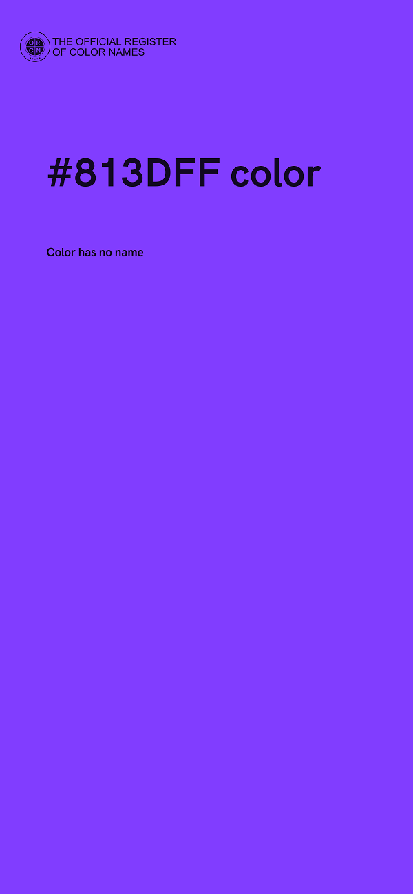 #813DFF color image