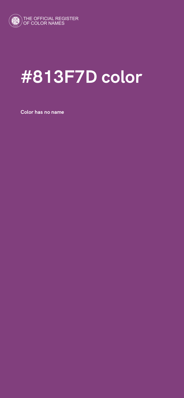 #813F7D color image