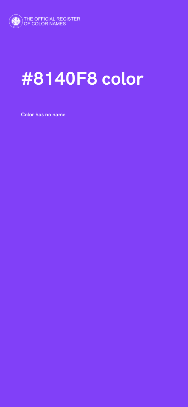#8140F8 color image