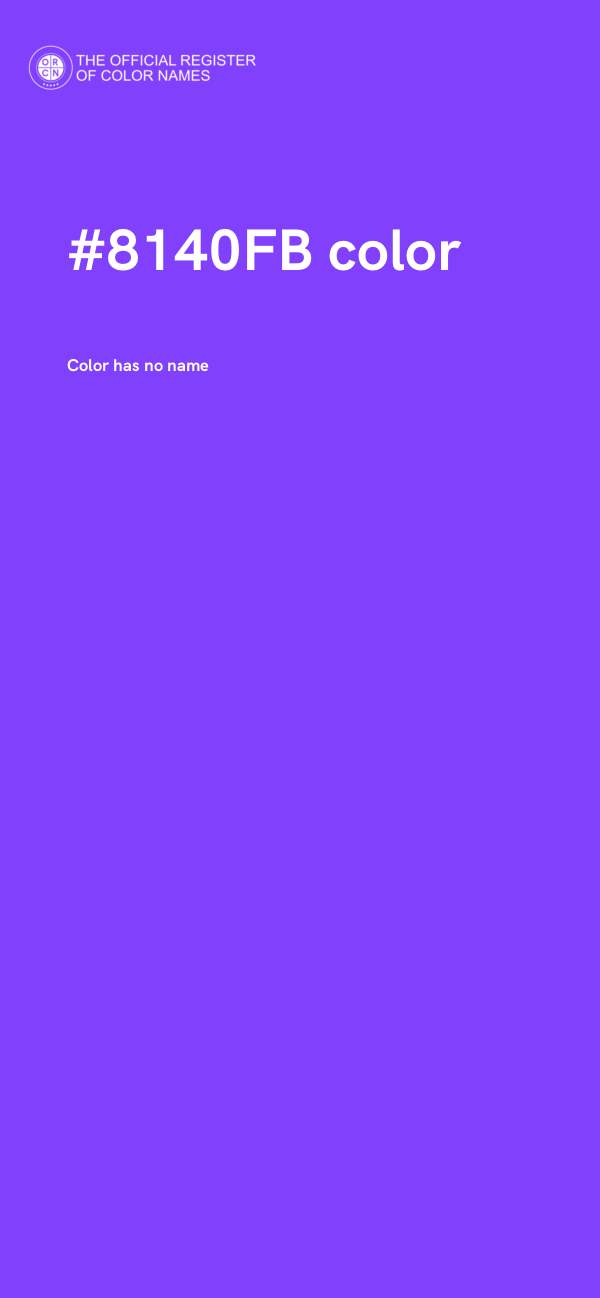 #8140FB color image