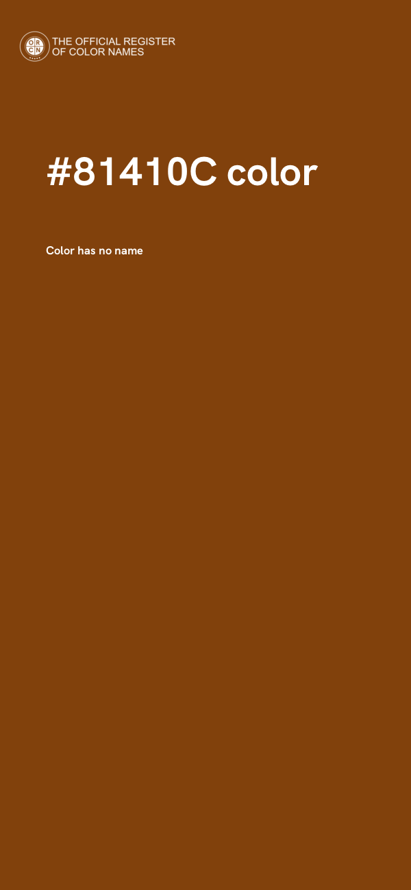 #81410C color image