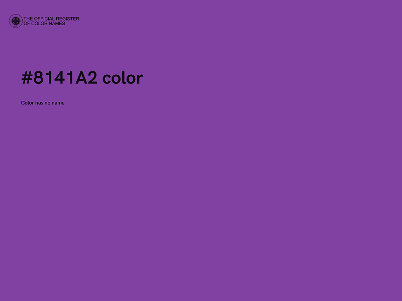 #8141A2 color image