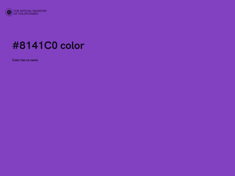 #8141C0 color image