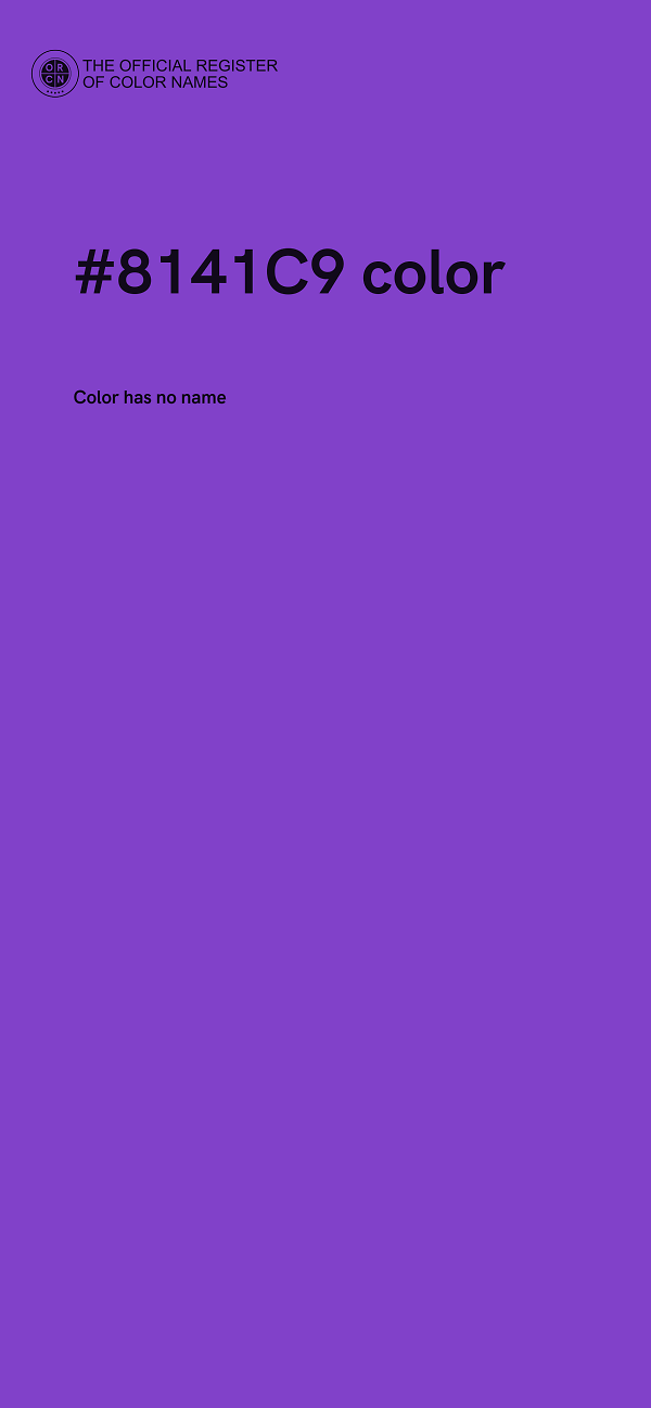 #8141C9 color image
