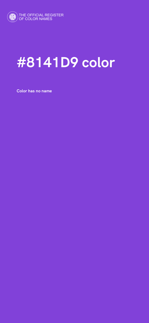 #8141D9 color image