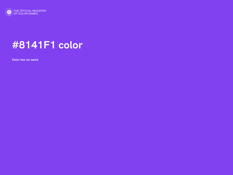 #8141F1 color image