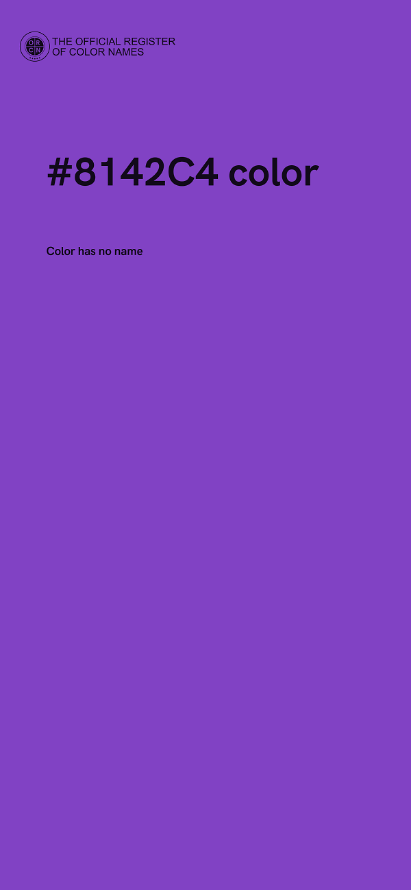 #8142C4 color image