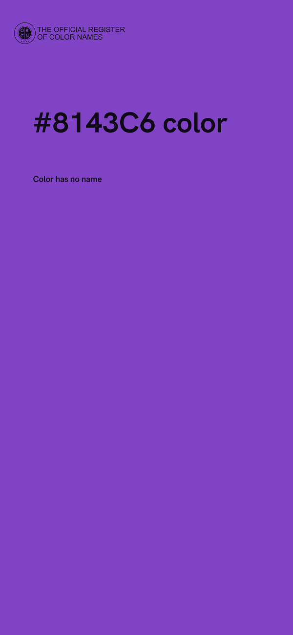 #8143C6 color image