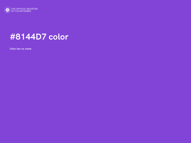 #8144D7 color image