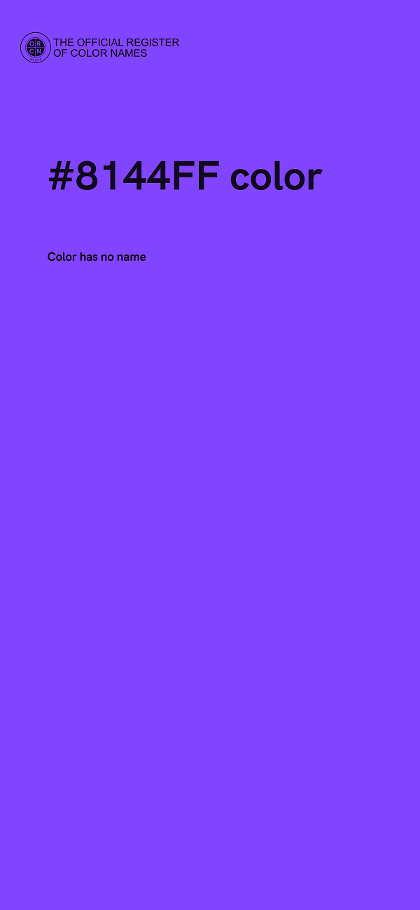 #8144FF color image