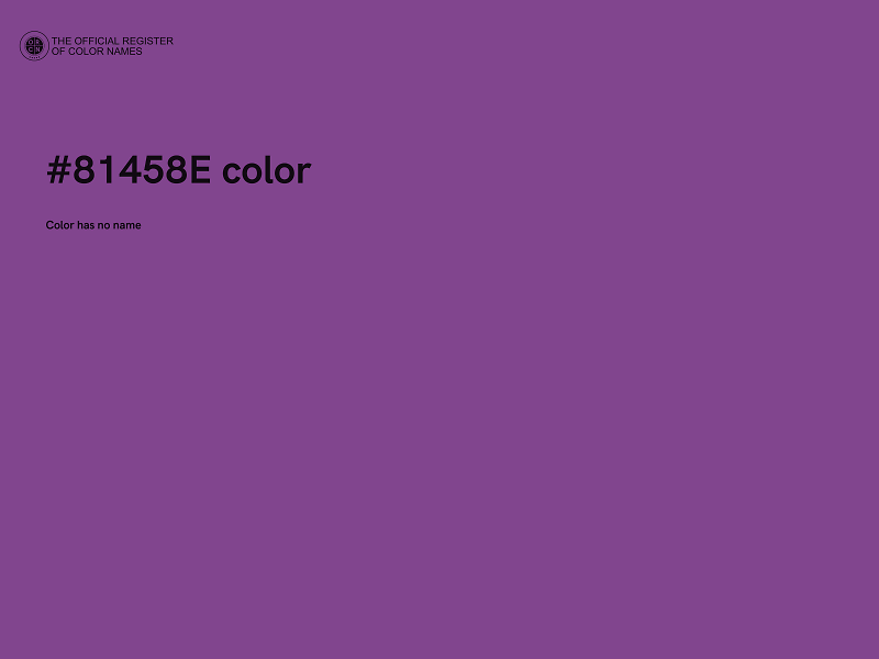 #81458E color image