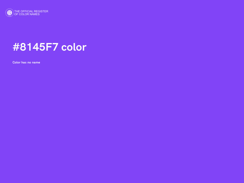 #8145F7 color image