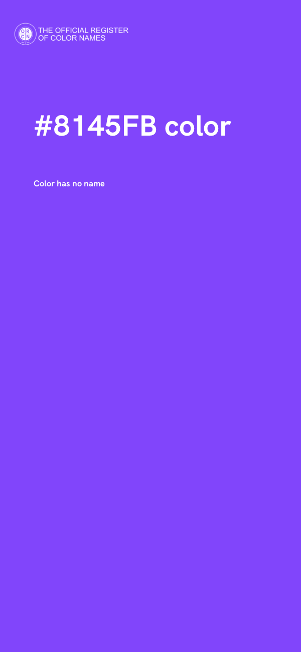 #8145FB color image