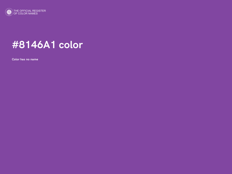 #8146A1 color image