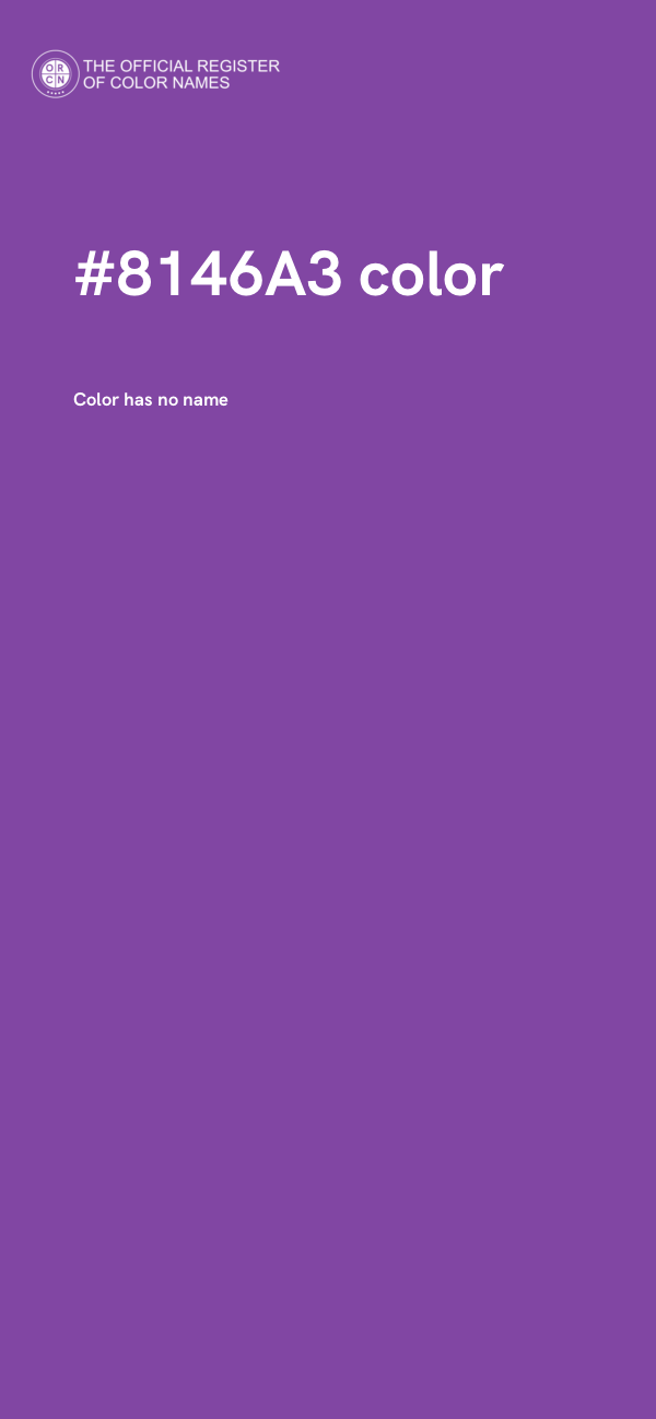 #8146A3 color image