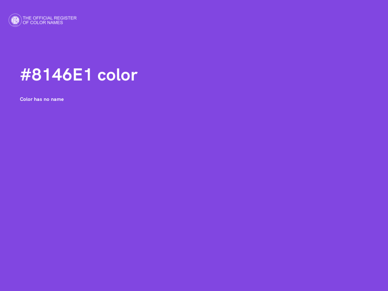 #8146E1 color image
