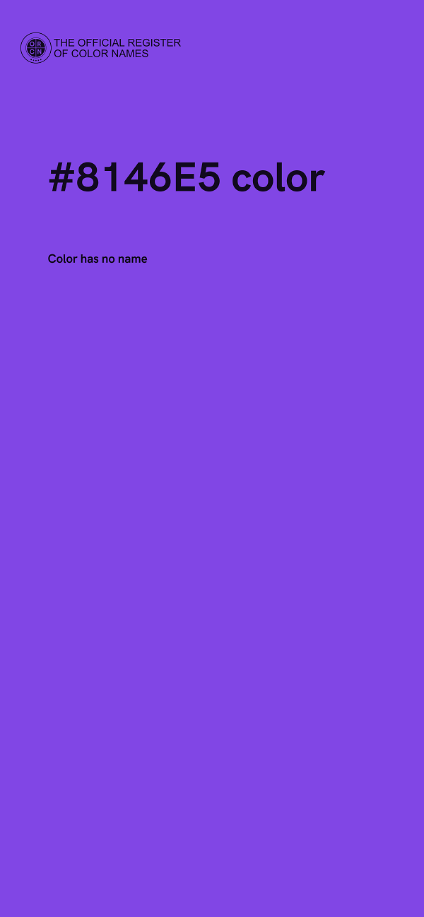 #8146E5 color image